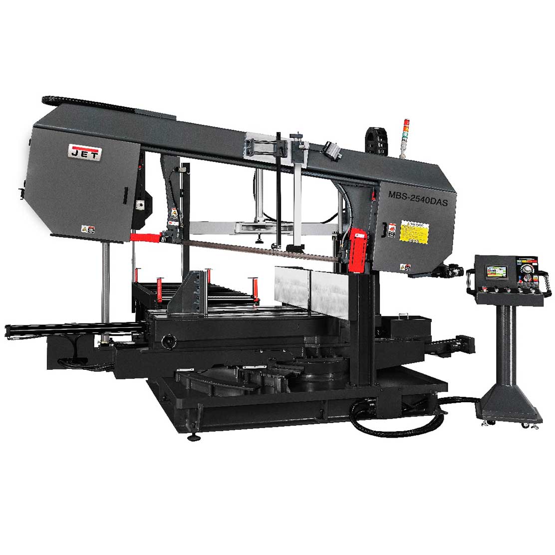 Полуавтоматический ленточнопильный станок jet mbs-2540das