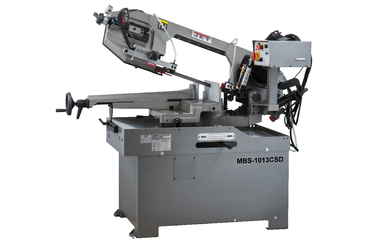 Полуавтоматический ленточнопильный станок jet mbs-1013csd