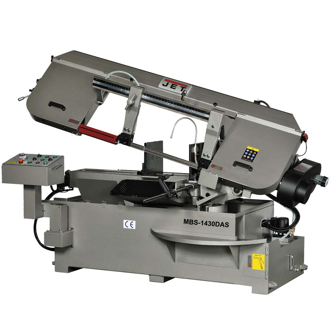 Полуавтоматический ленточнопильный станок jet  mbs-1430das
